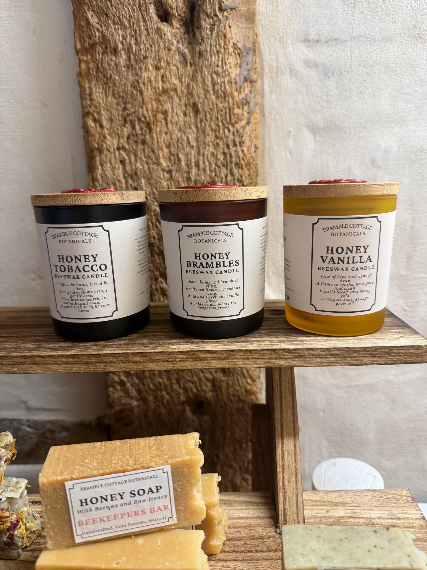 Vanilla Honey Scented Jar Candle