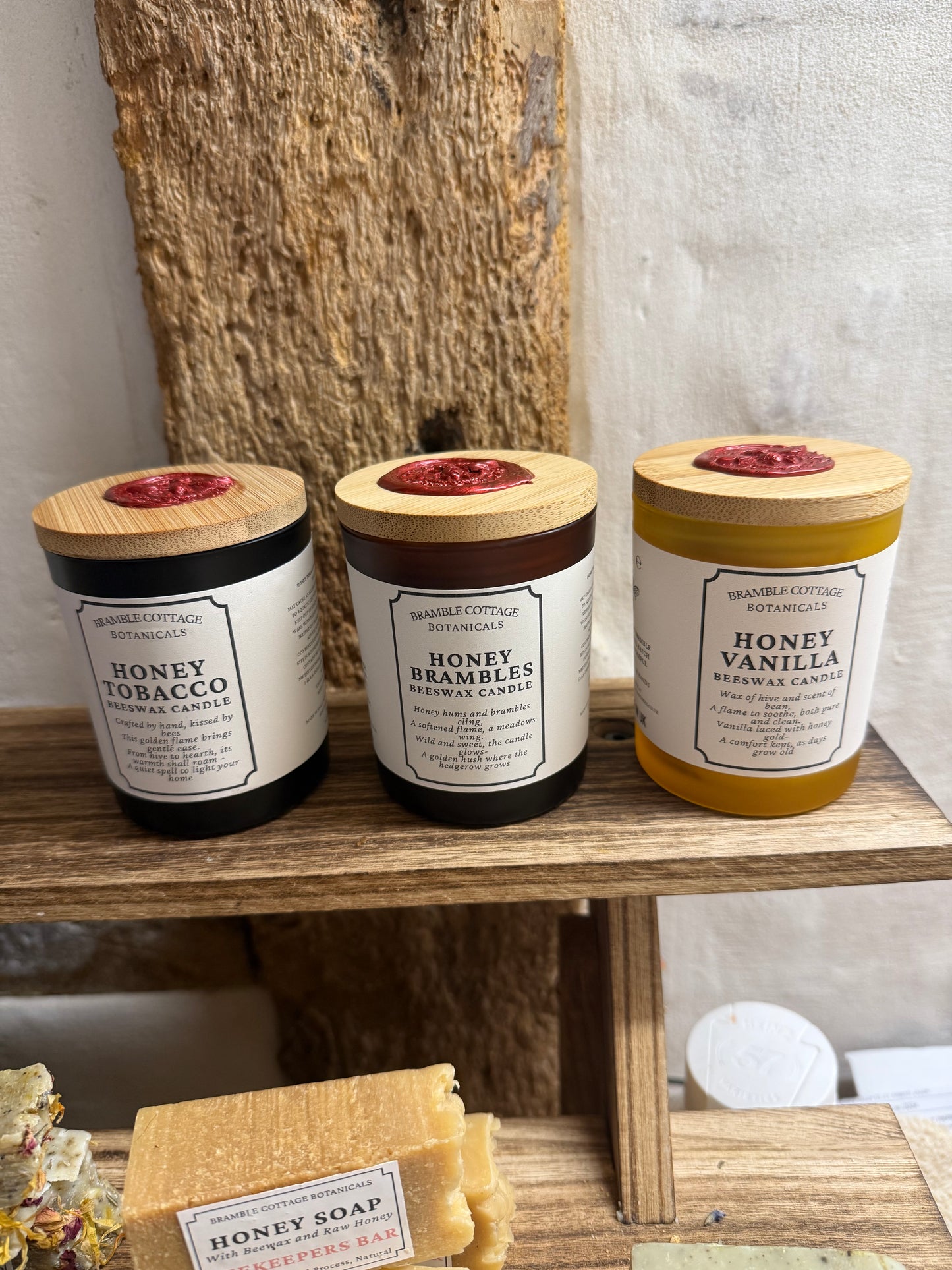 Vanilla Honey Scented Jar Candle