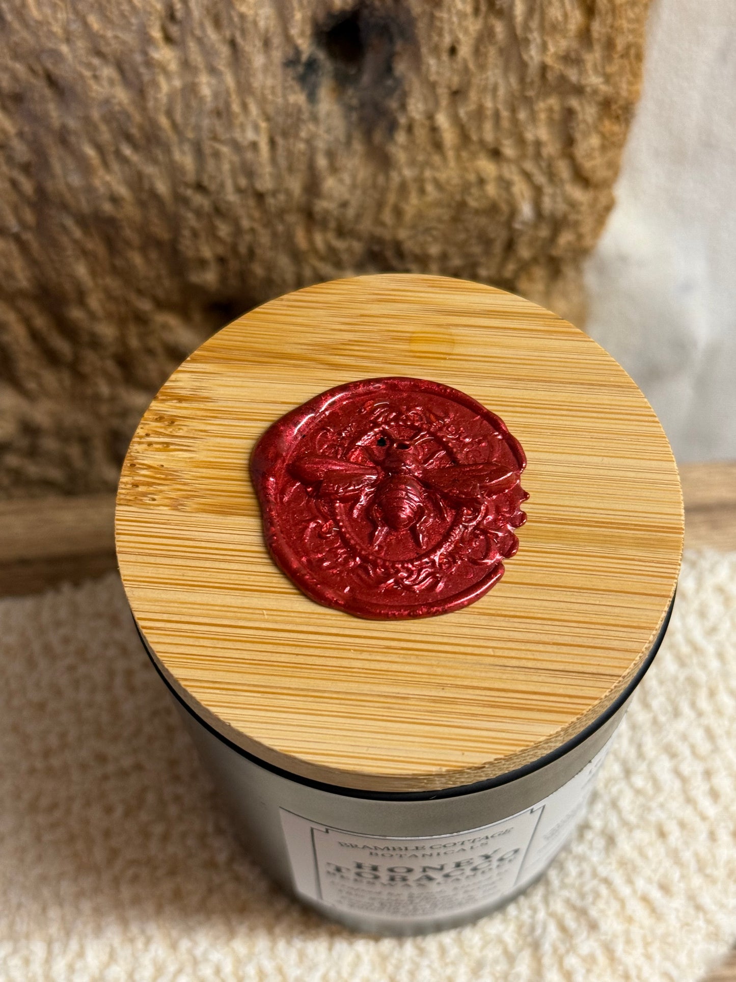 Honey Brambles Beeswax Candle – 170g