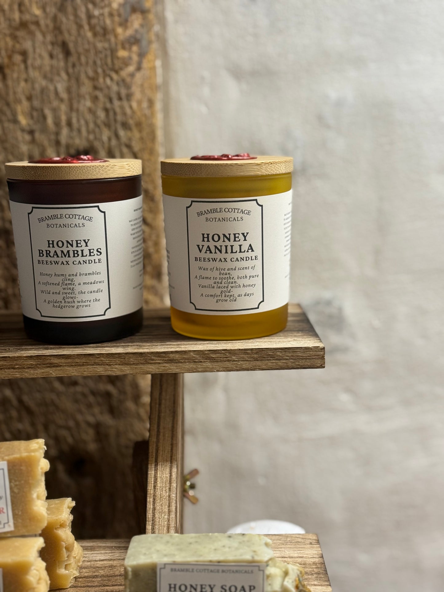 Vanilla Honey Scented Jar Candle