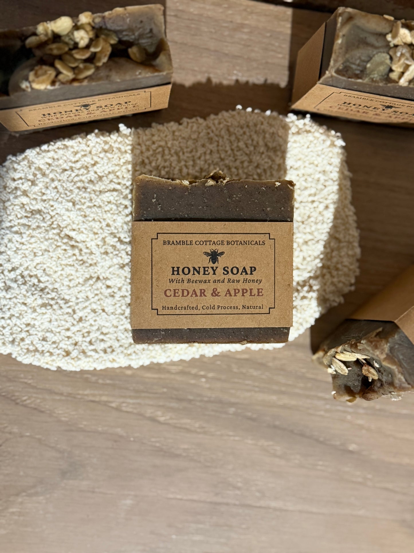 Apple and Cedar Honey Soap
