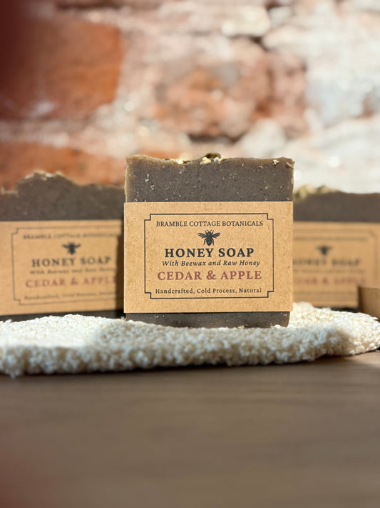 Apple and Cedar Honey Soap