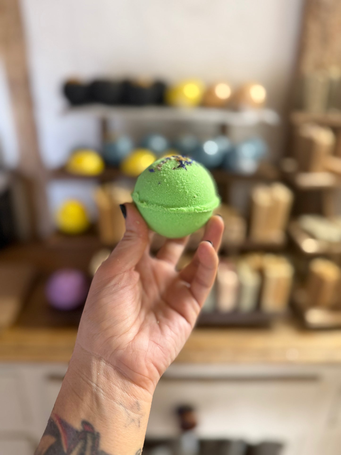 Honey Bath Bombs - Mint Meadow