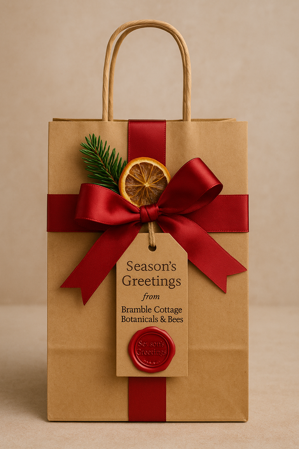 Festive Gift Bags – A Surprise From Bramble Cottage