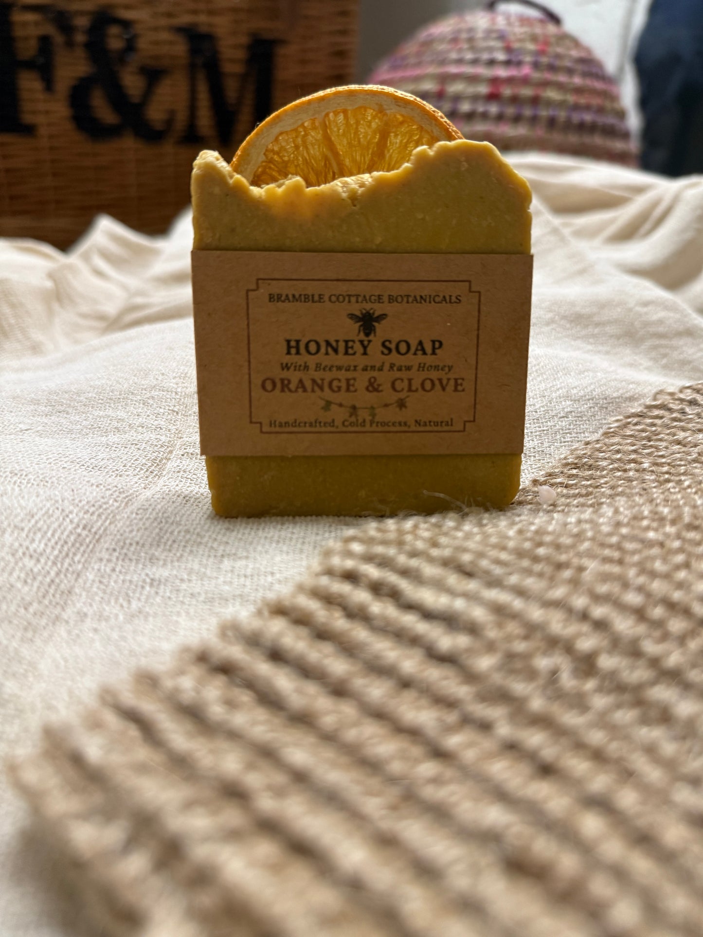 Festive Orange & Clove Honey Soap