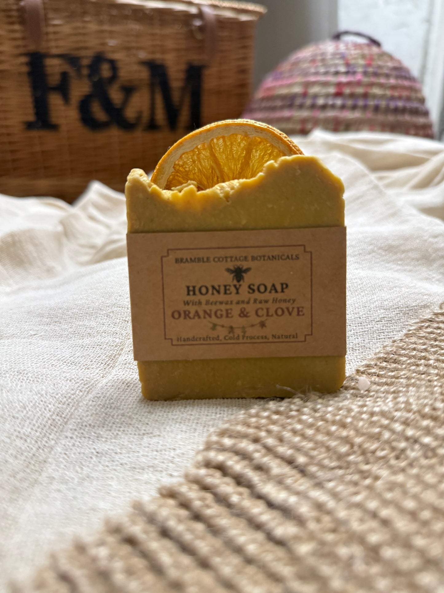 Festive Orange & Clove Honey Soap