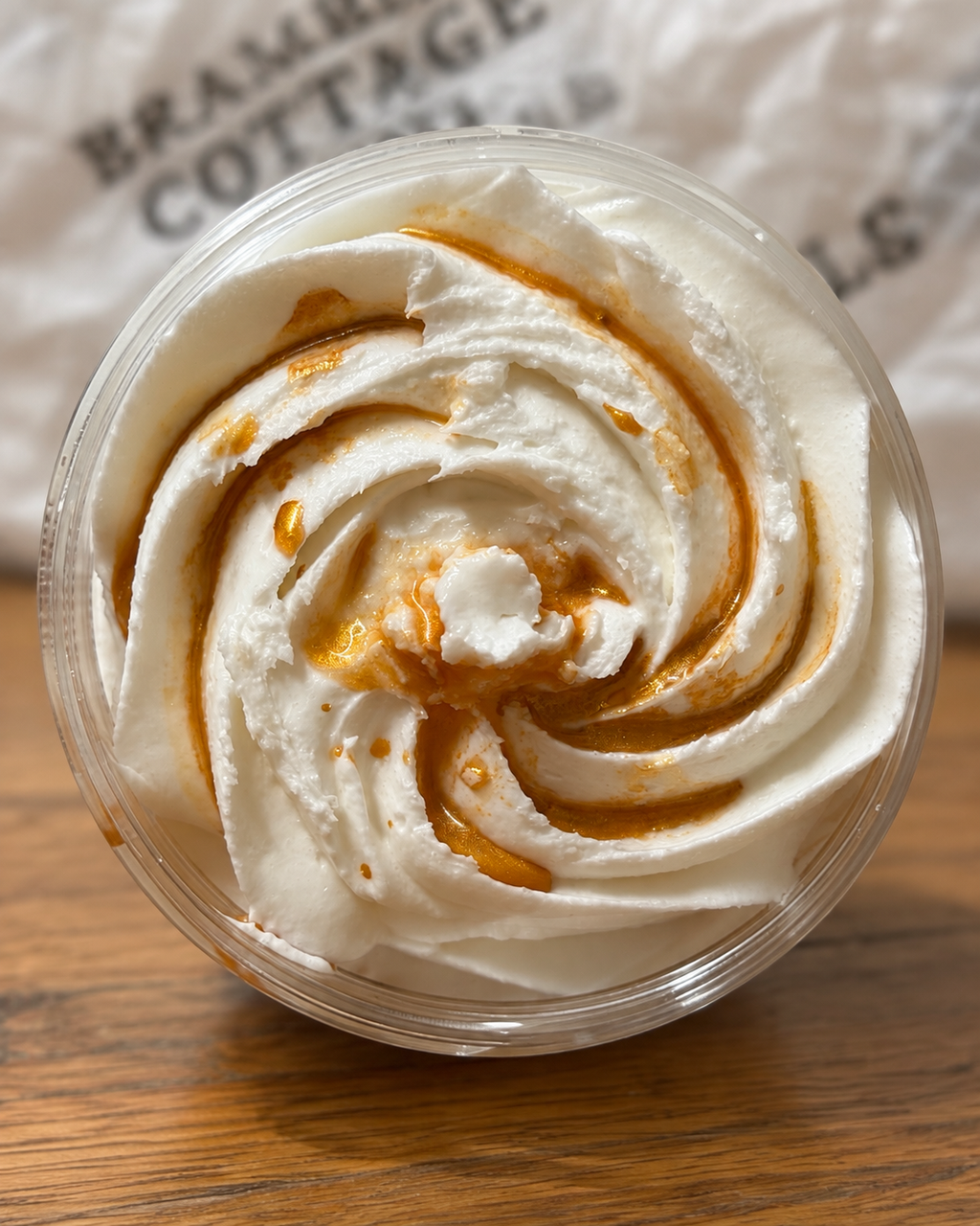 Beekeeper’s Blend honey whipped sugar scrub by Bramble Cottage Botanicals & Bees