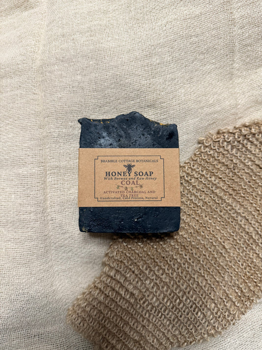 Festive Coal Honey Soap
