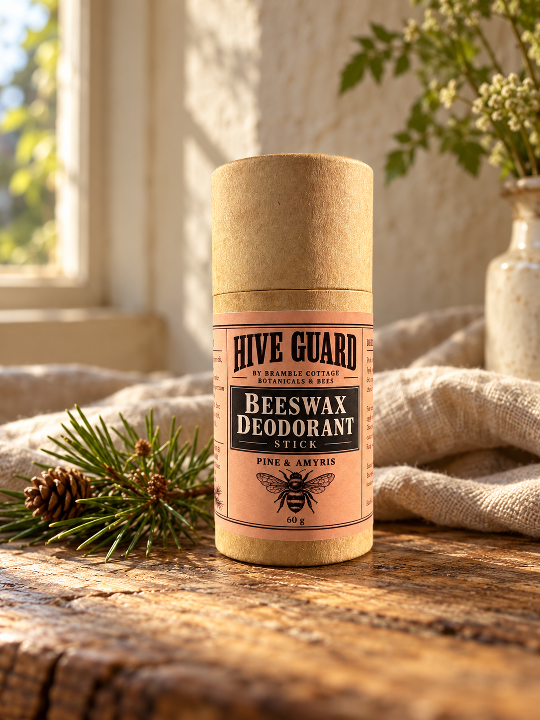 Hive Guard Pine & Amyris Deodorant Stick · 60g