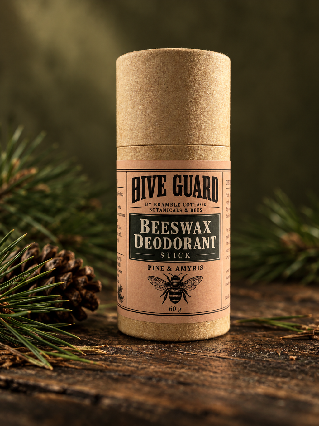 Hive Guard Pine & Amyris Deodorant Stick · 60g