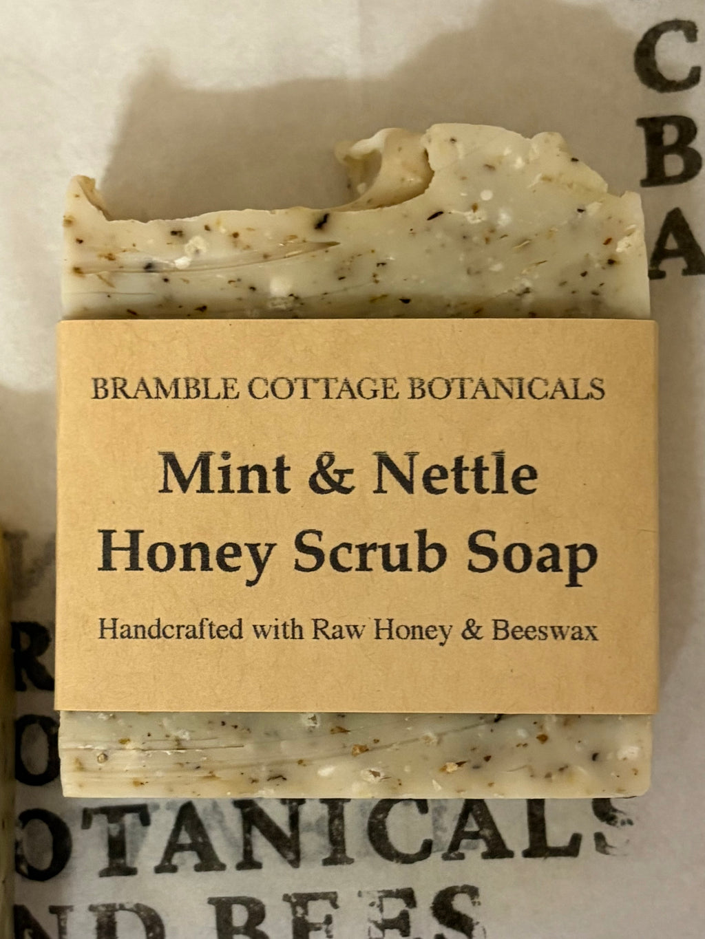 Mint & Nettle Field Bar Scrub Soap