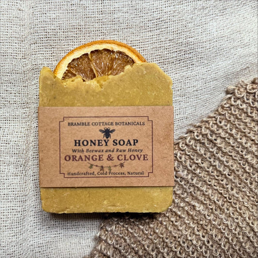 Festive Orange & Clove Honey Soap