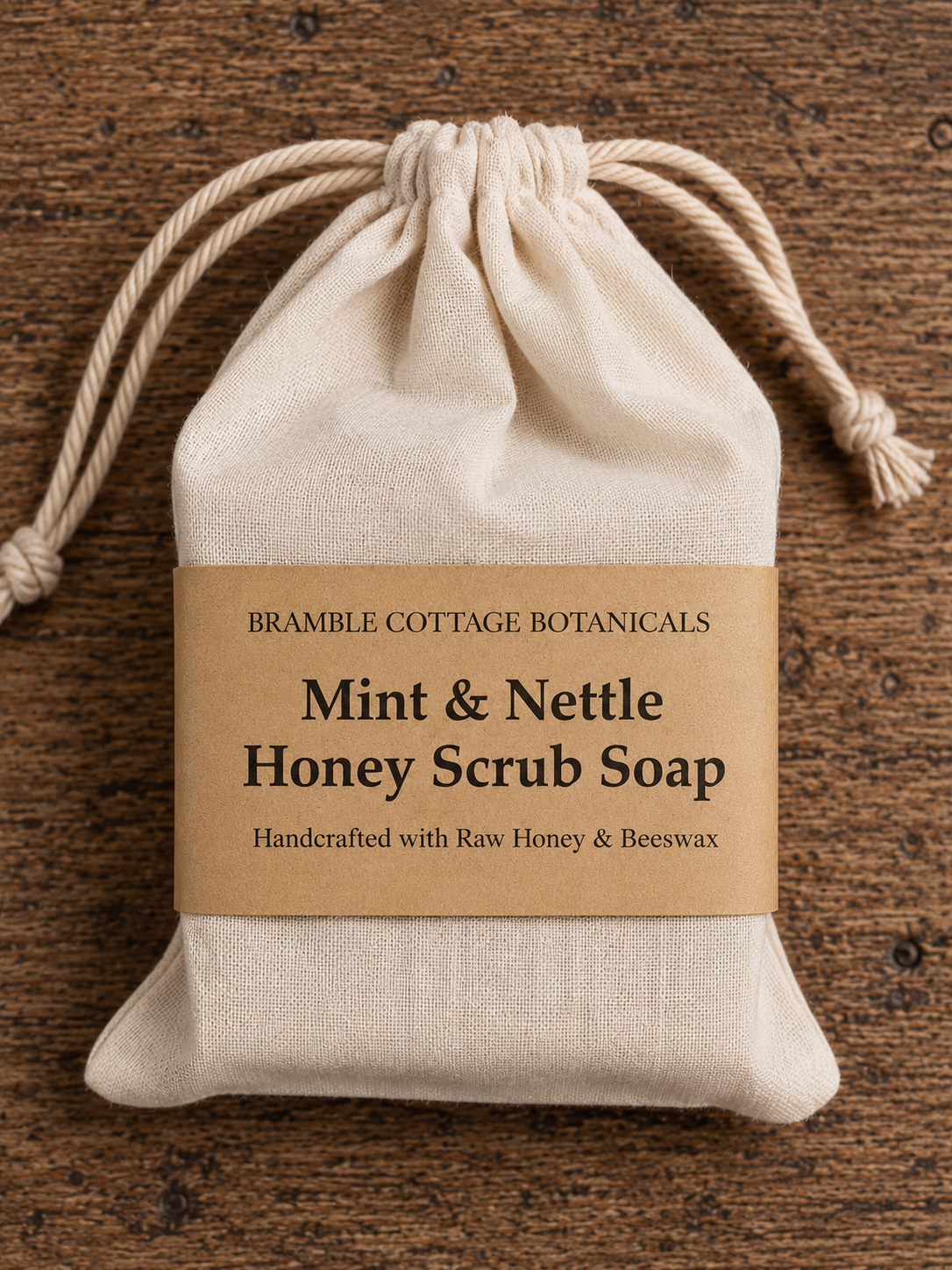 Mint & Nettle Field Bar Scrub Soap