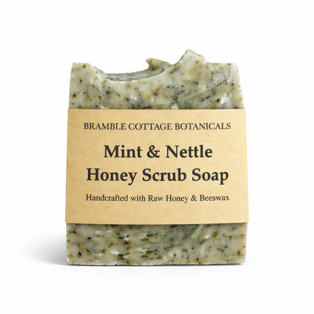 Mint & Nettle Field Bar Scrub Soap