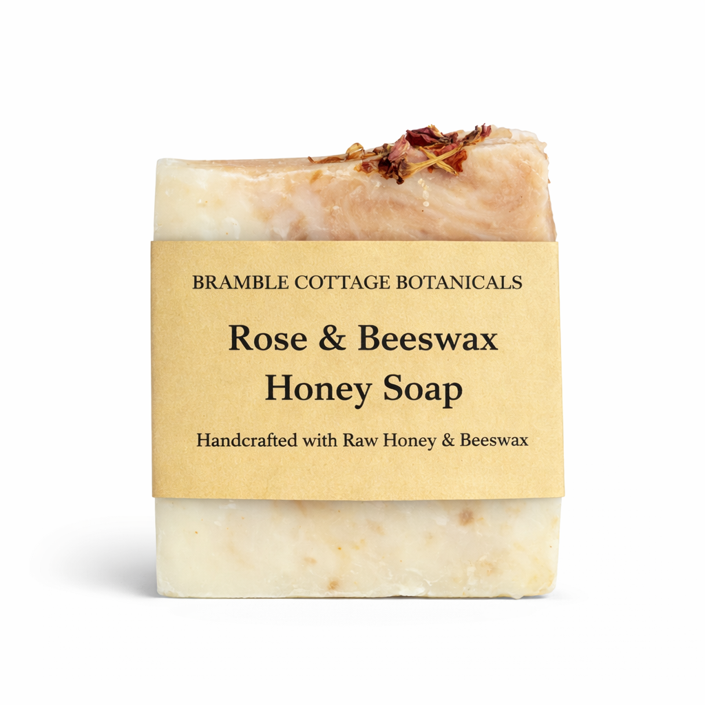 Rose & Beeswax Honey Soap bar