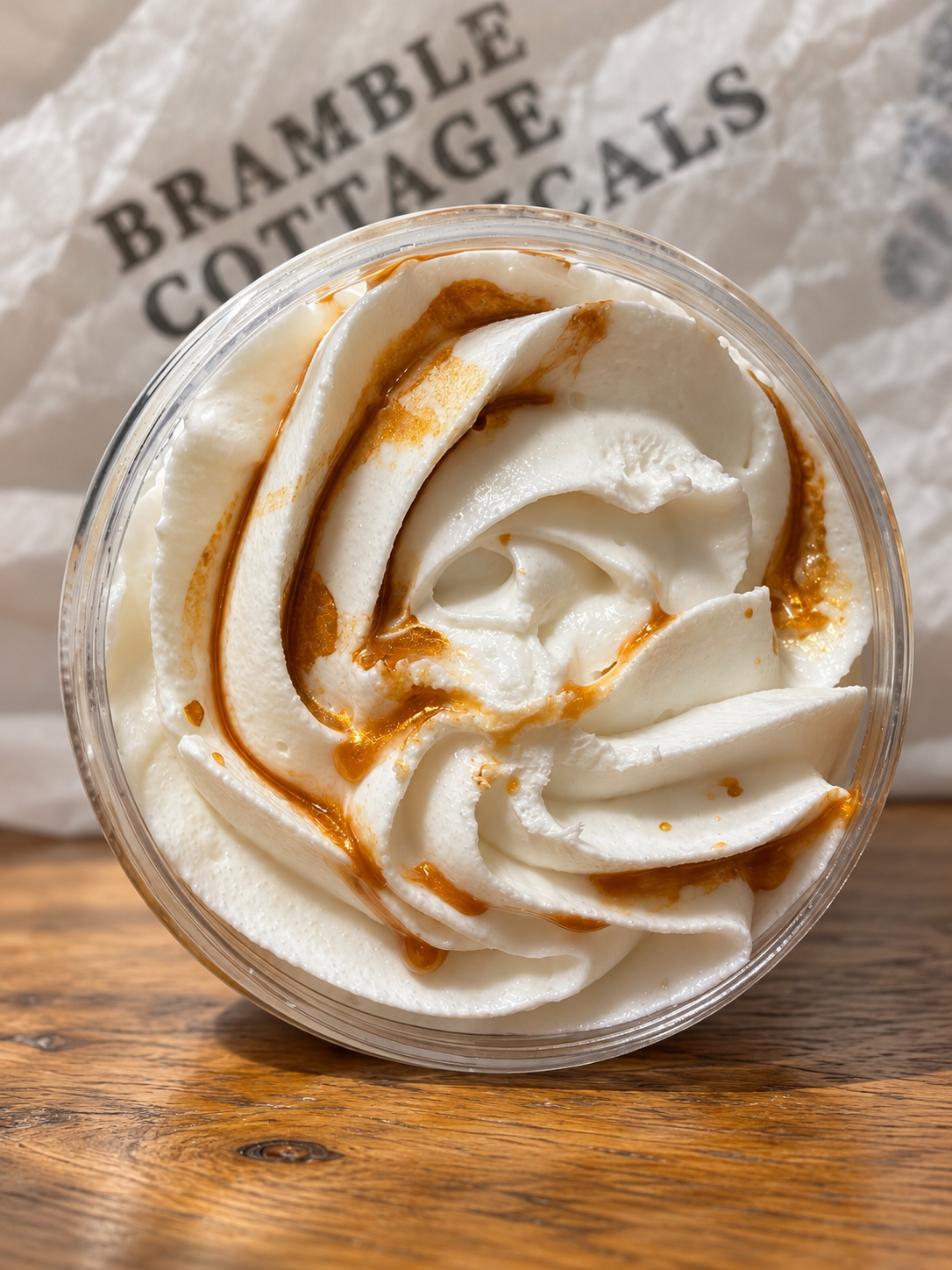 The Gardener honey whipped sugar scrub by Bramble Cottage Botanicals & Bees
