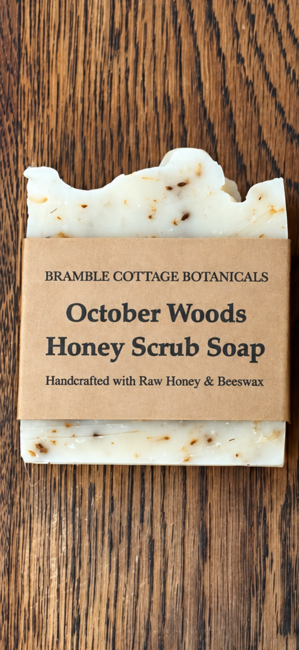 October Woods Honey Scrub Soap
