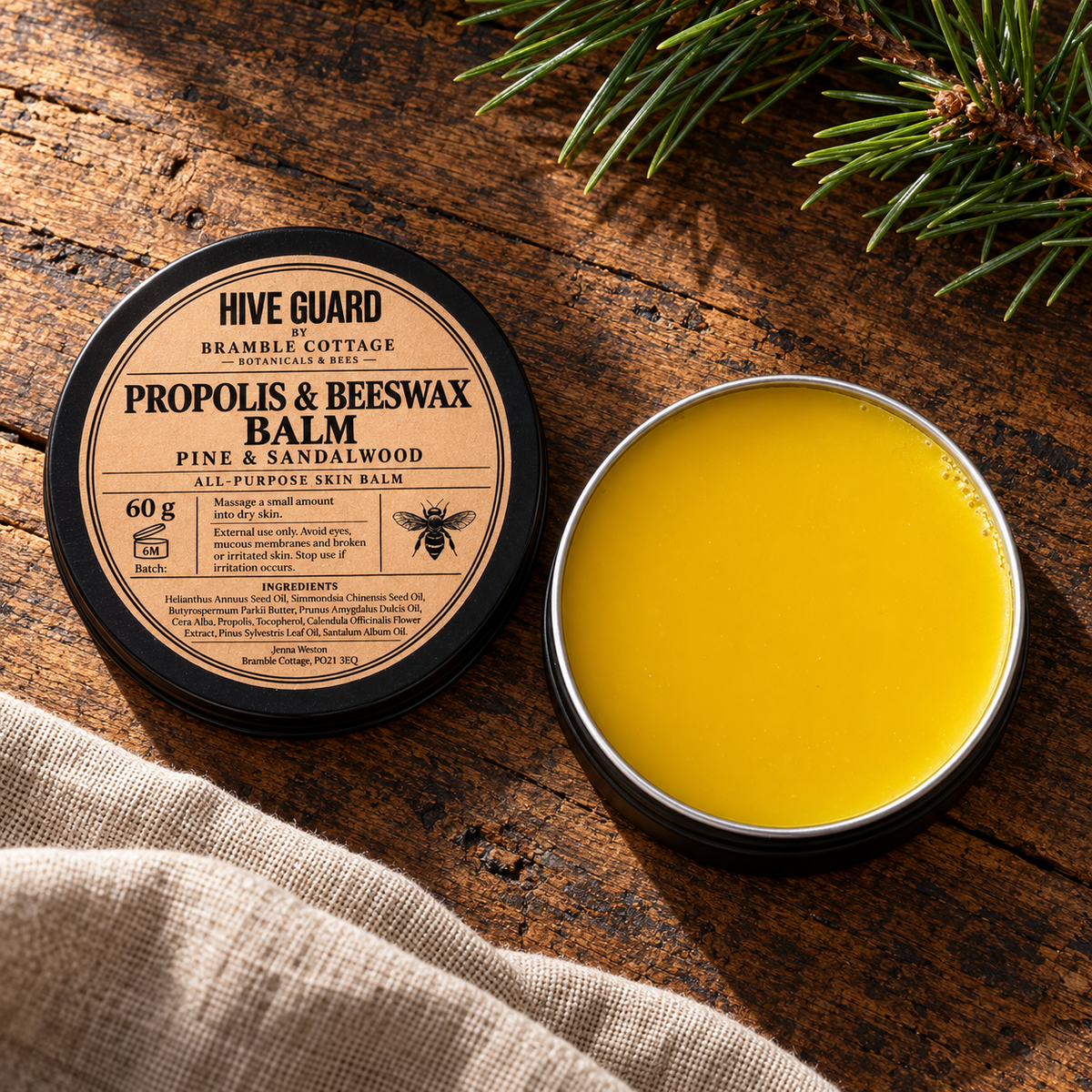 Hive Guard Propolis & Beeswax All-Purpose Balm · 60g