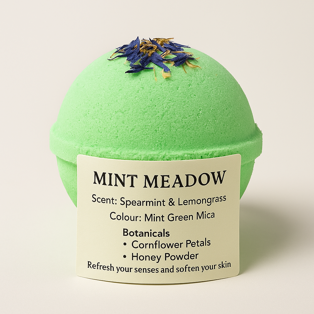 Honey Bath Bombs - Mint Meadow