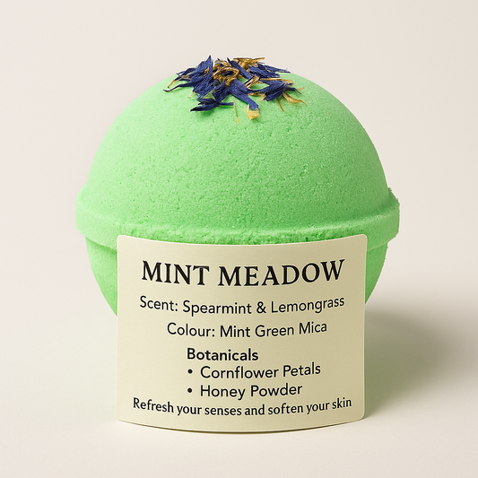 Honey Bath Bombs - Mint Meadow