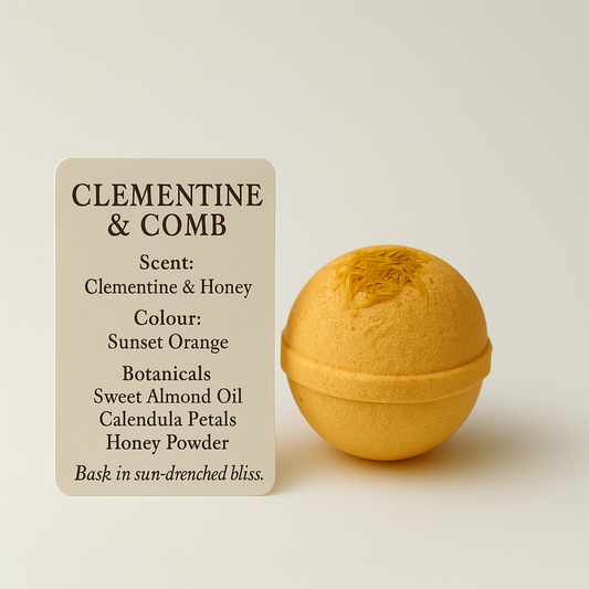 Honey Bath Bomb - Clementine & Comb