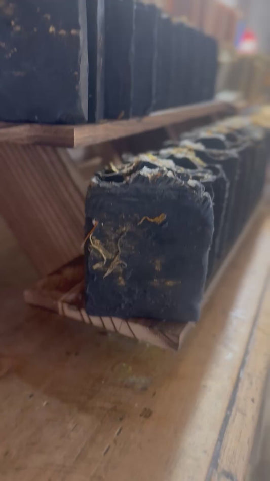 Activated Charcoal “Battle Bar” Honey Soap
